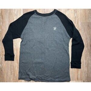 Beverly Hills Polo Club Waffle Knit Thermal Men’s Xl Black Grey